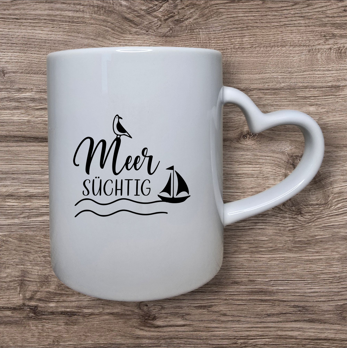 Tasse „Meer süchtig“