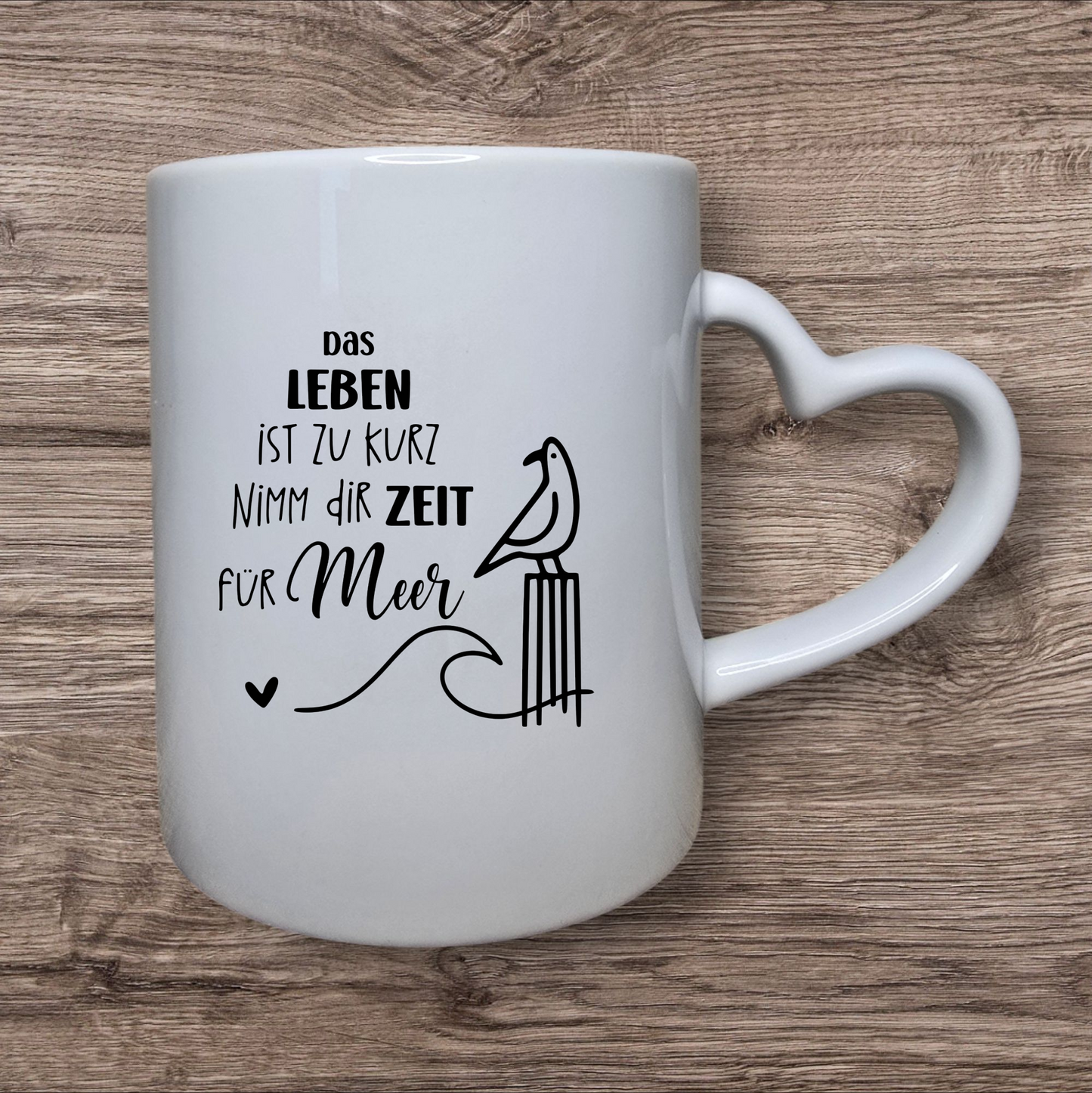 Tasse „Nimm dir Zeit für Meer“
