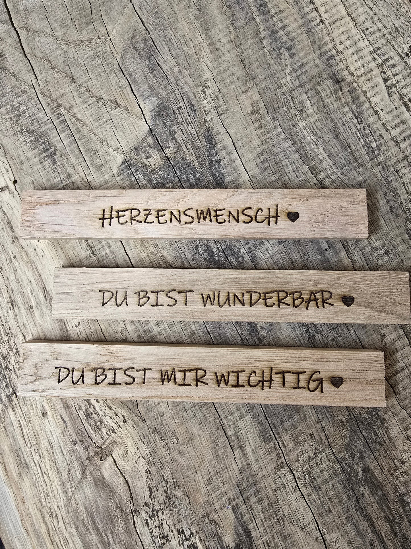 Easy-Sticks mit Gravur (3-Set)