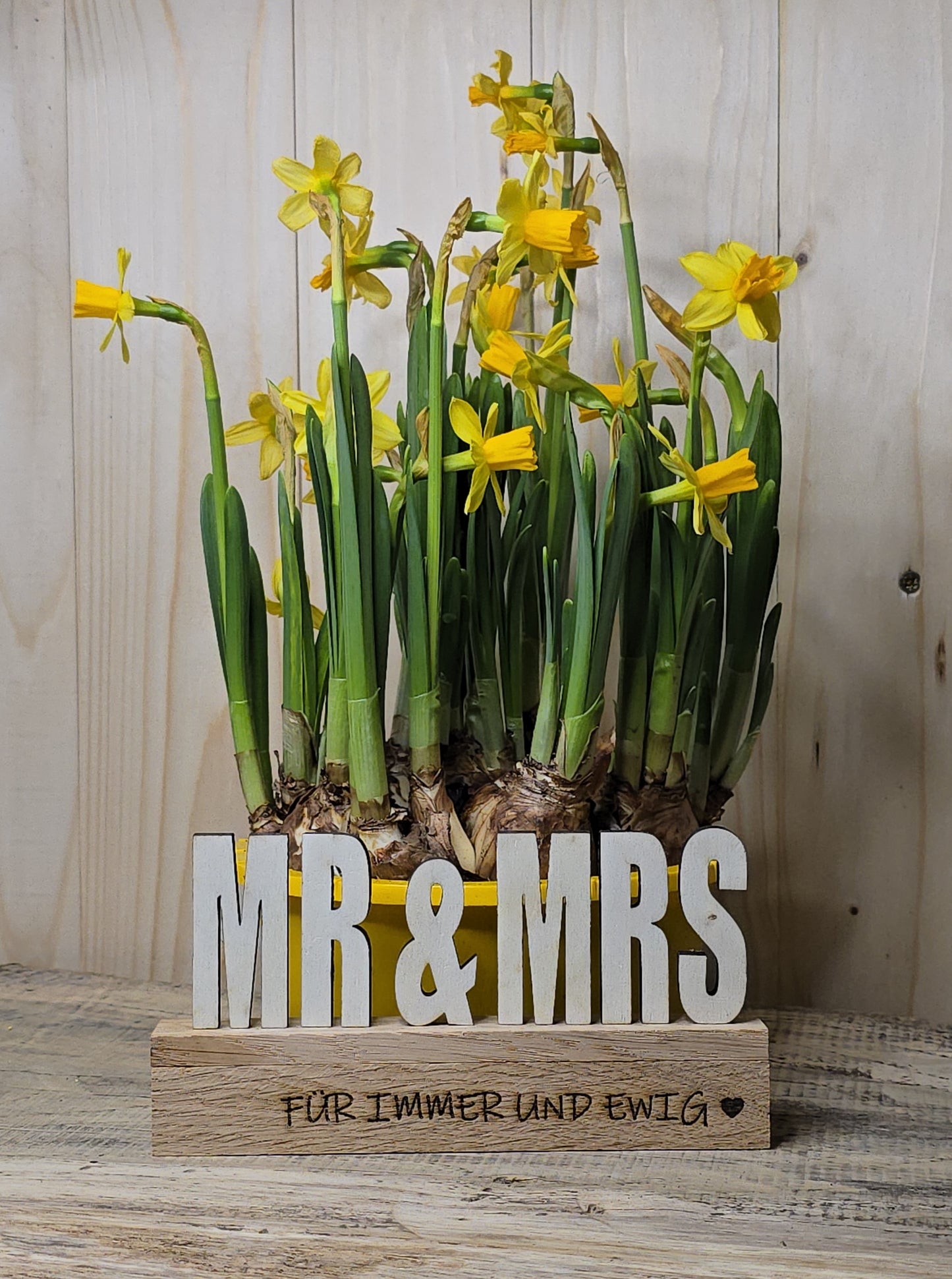 Hochzeitsgeschenk „Mr. & Mrs.“ – Für immer und ewig