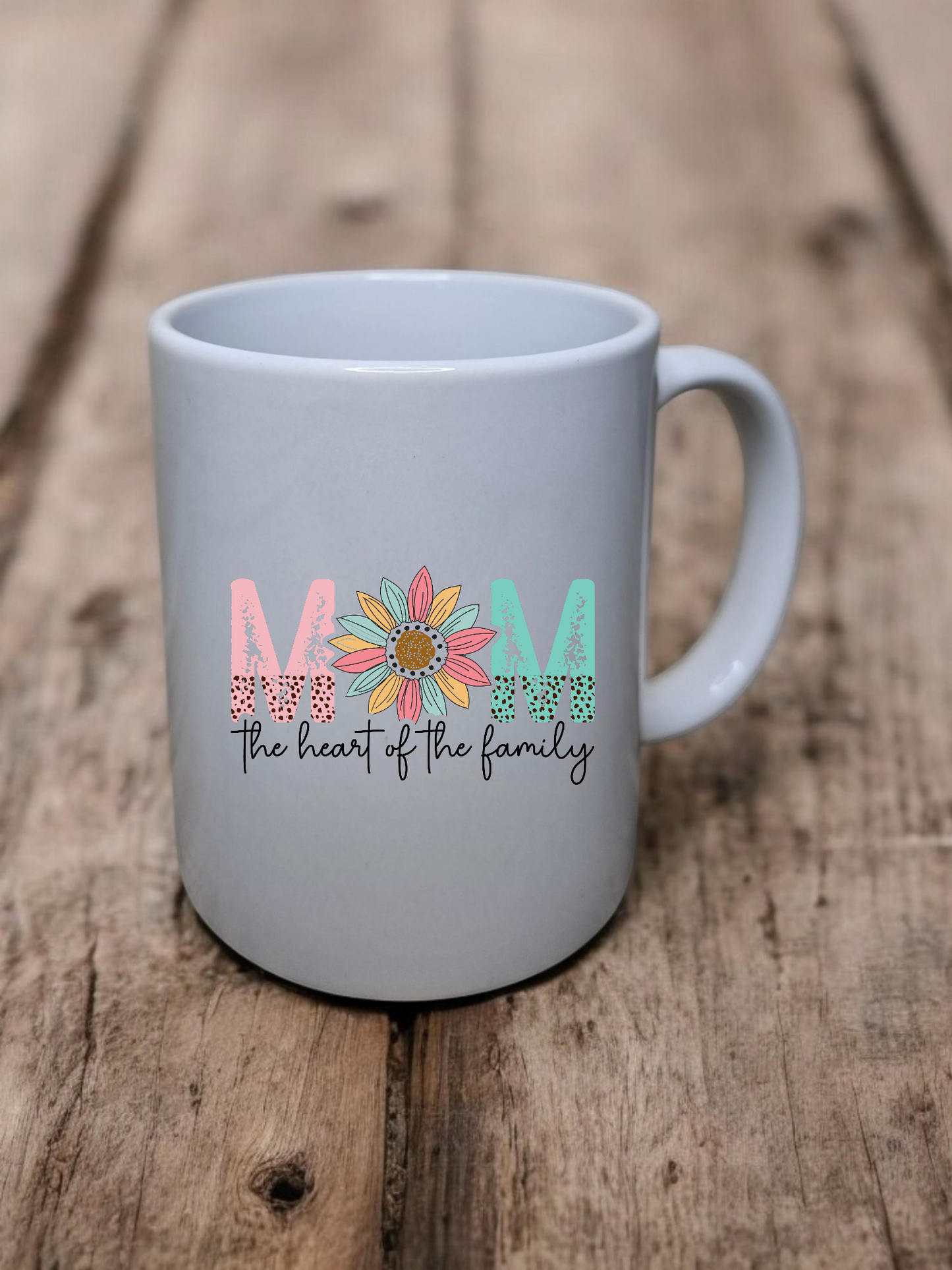Tasse "Mom – The Heart of the Family"