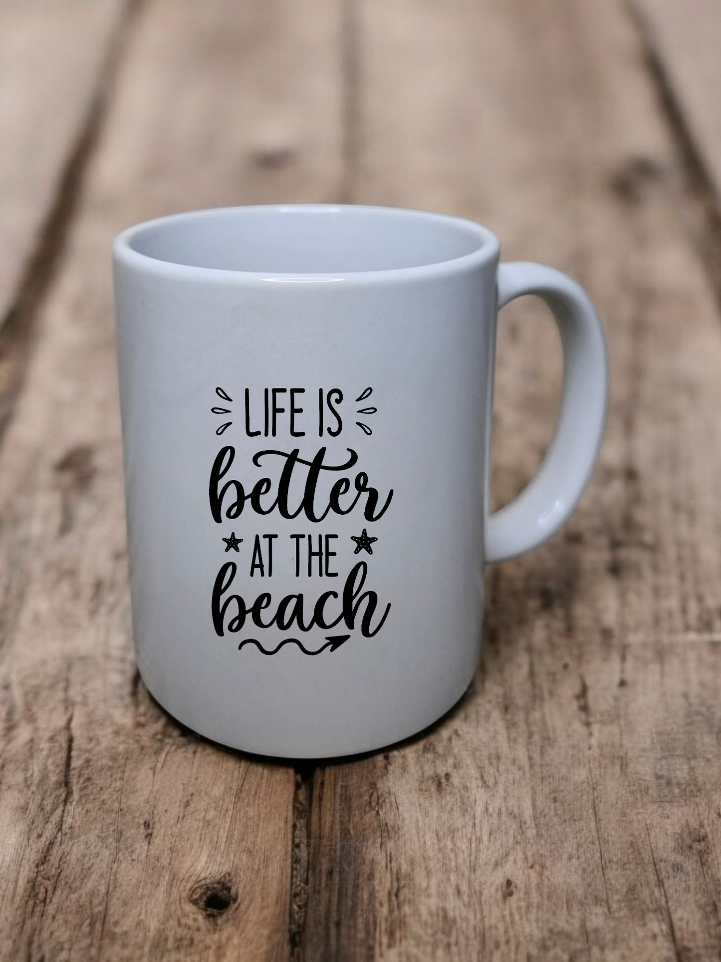 Tasse „Life is better at the beach“