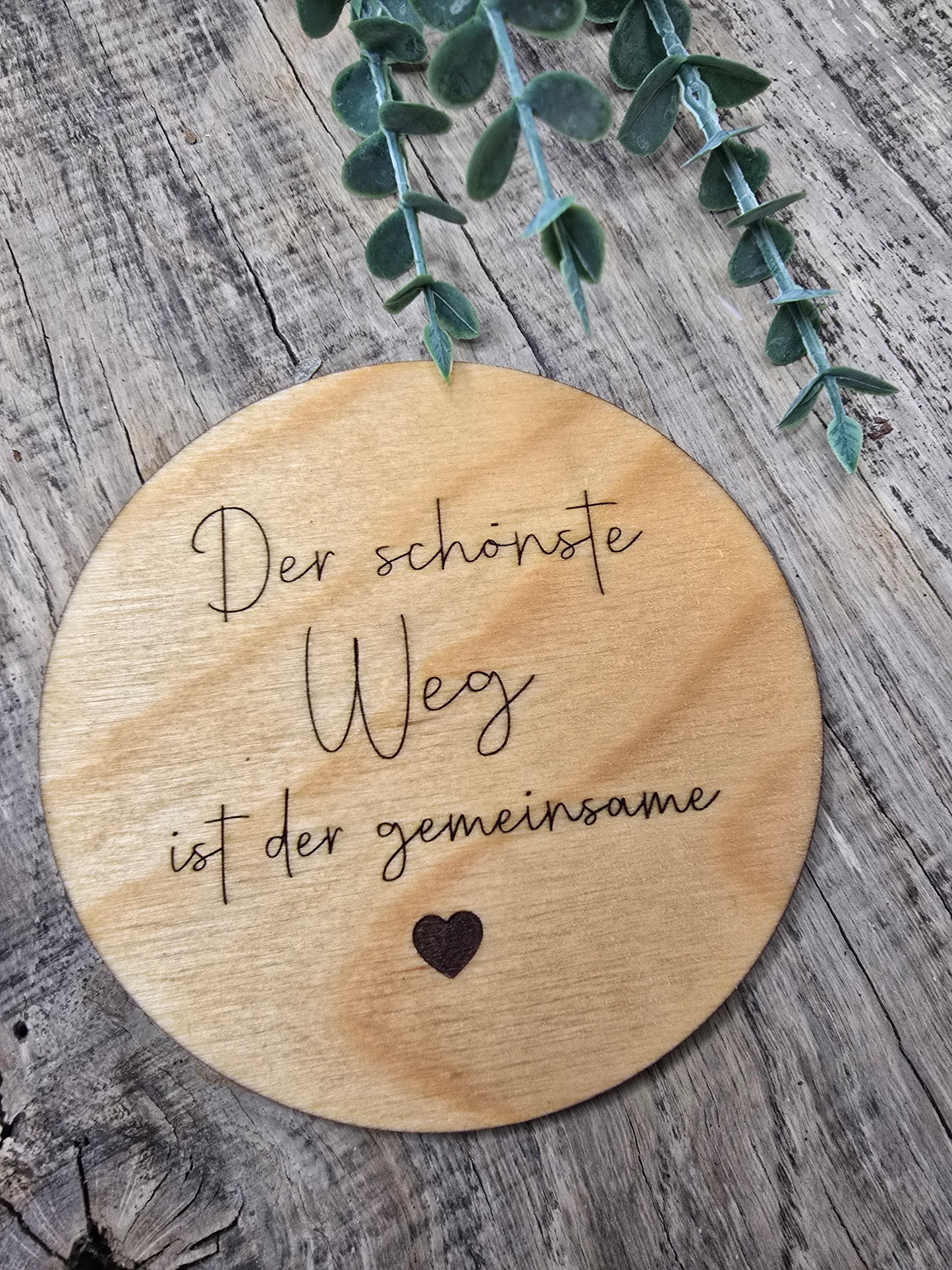Holzschild - Hochzeitsdeko/ Jahrestag/ Lieblingsmenschen