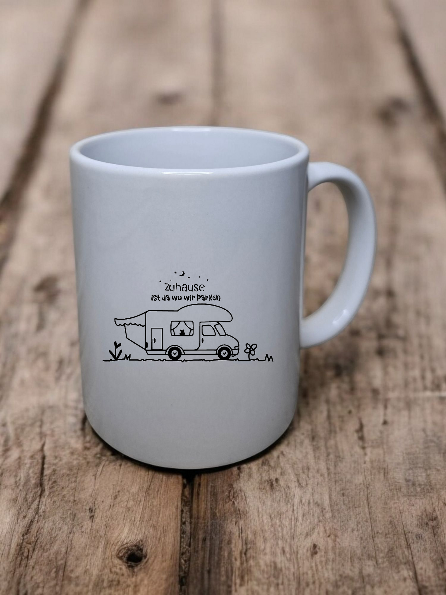 Tasse - " Zu Hause ist, da wo wir parken"