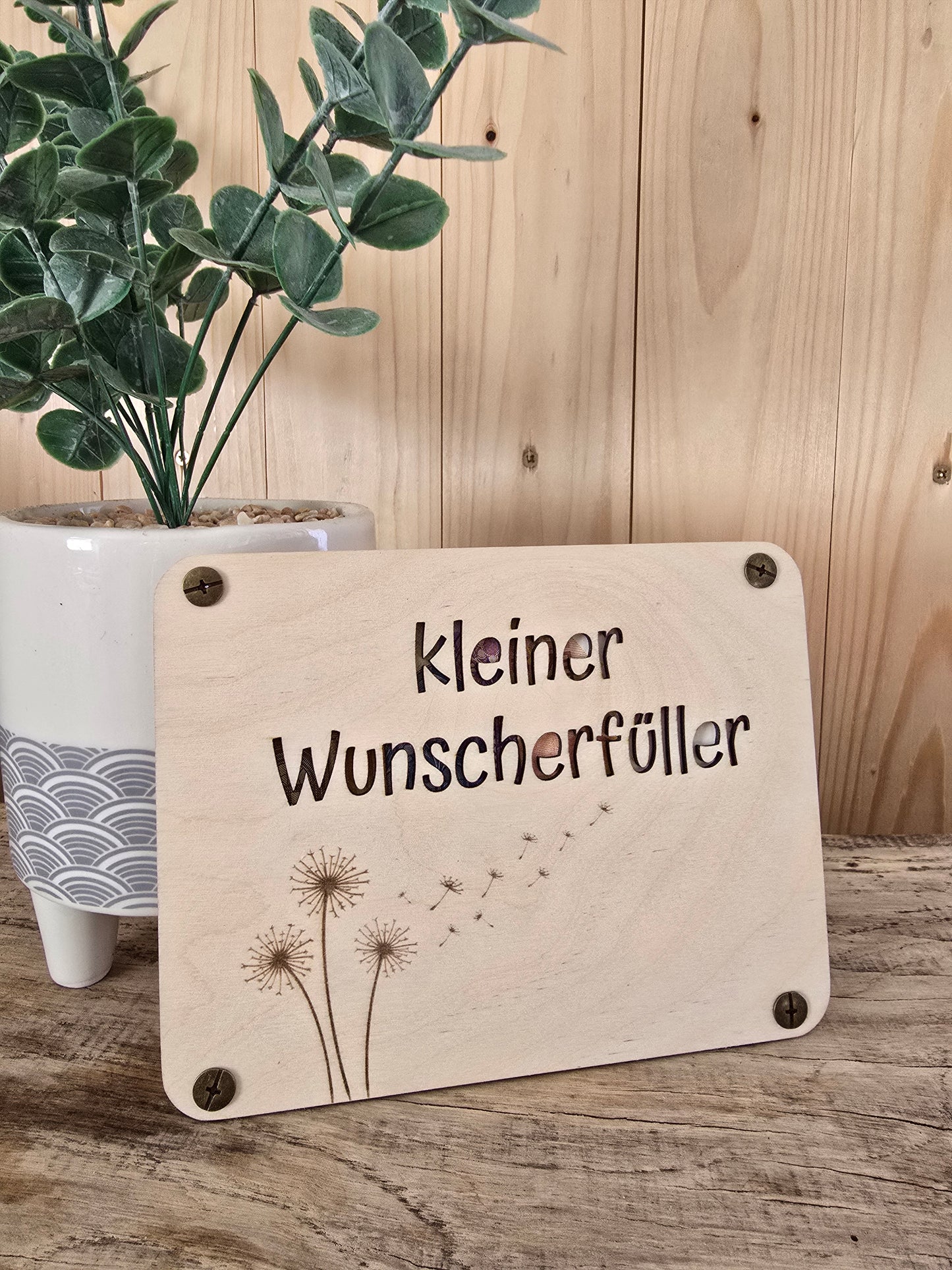 Gutschein „Kleiner Wunscherfüller“ – handgemacht mit Liebe