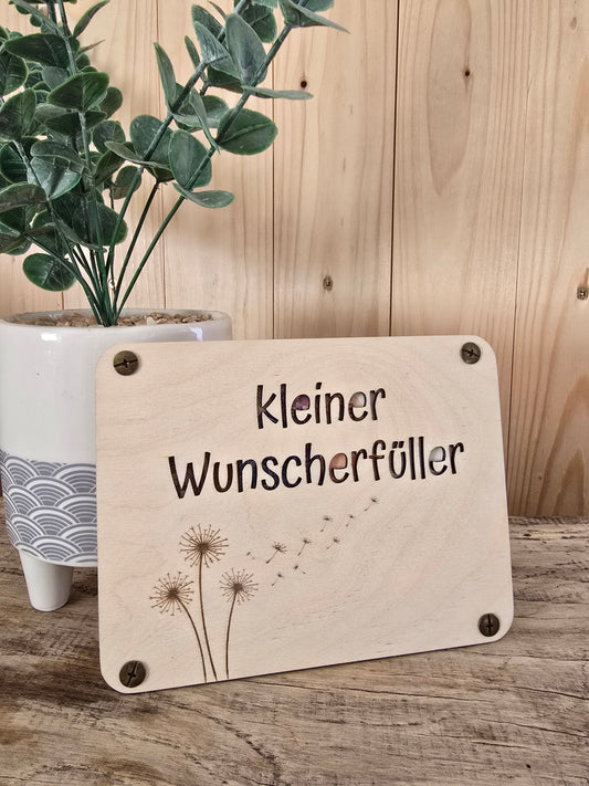 Gutschein „Kleiner Wunscherfüller“ – handgemacht mit Liebe