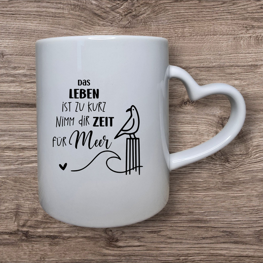Tasse „Nimm dir Zeit für Meer“