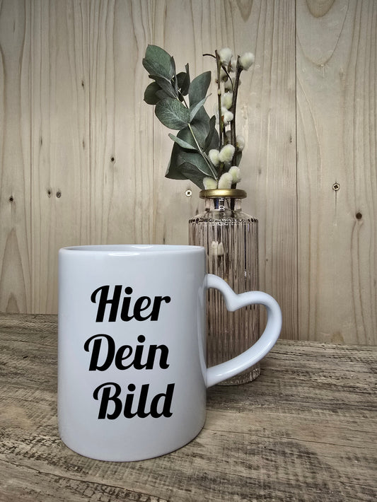 Personalisierte Tasse – Dein Bild hier auf der Tasse