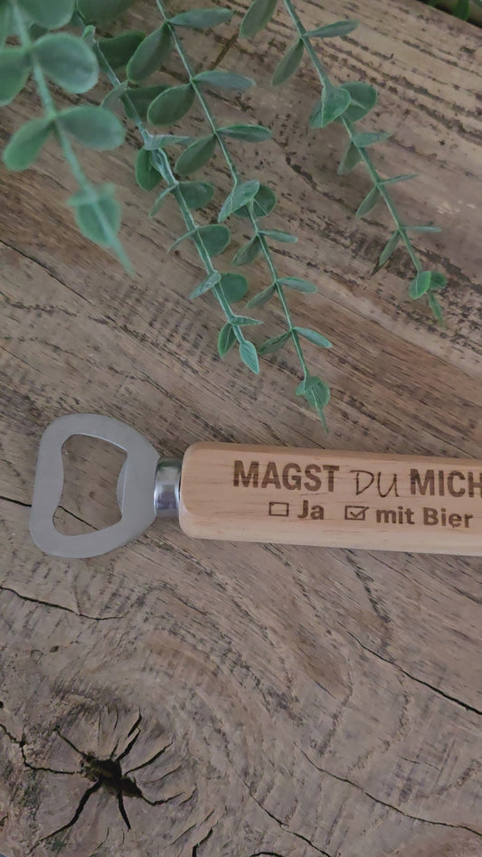 Bieröffner „Magst du mich” – Der Spaß beginnt beim Öffnen
