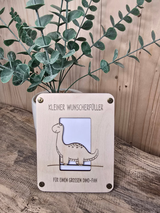 Gutschein „Kleiner Wunscherfüller- Dinofan“ – humorvoll & handgemacht