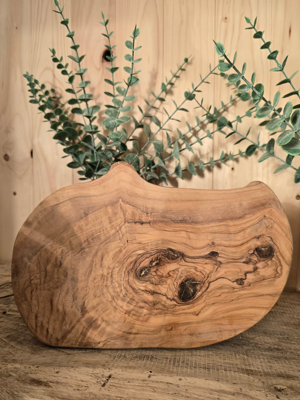 Massives Olivenholz Schneidebrett | 30 × 19 × 2 cm