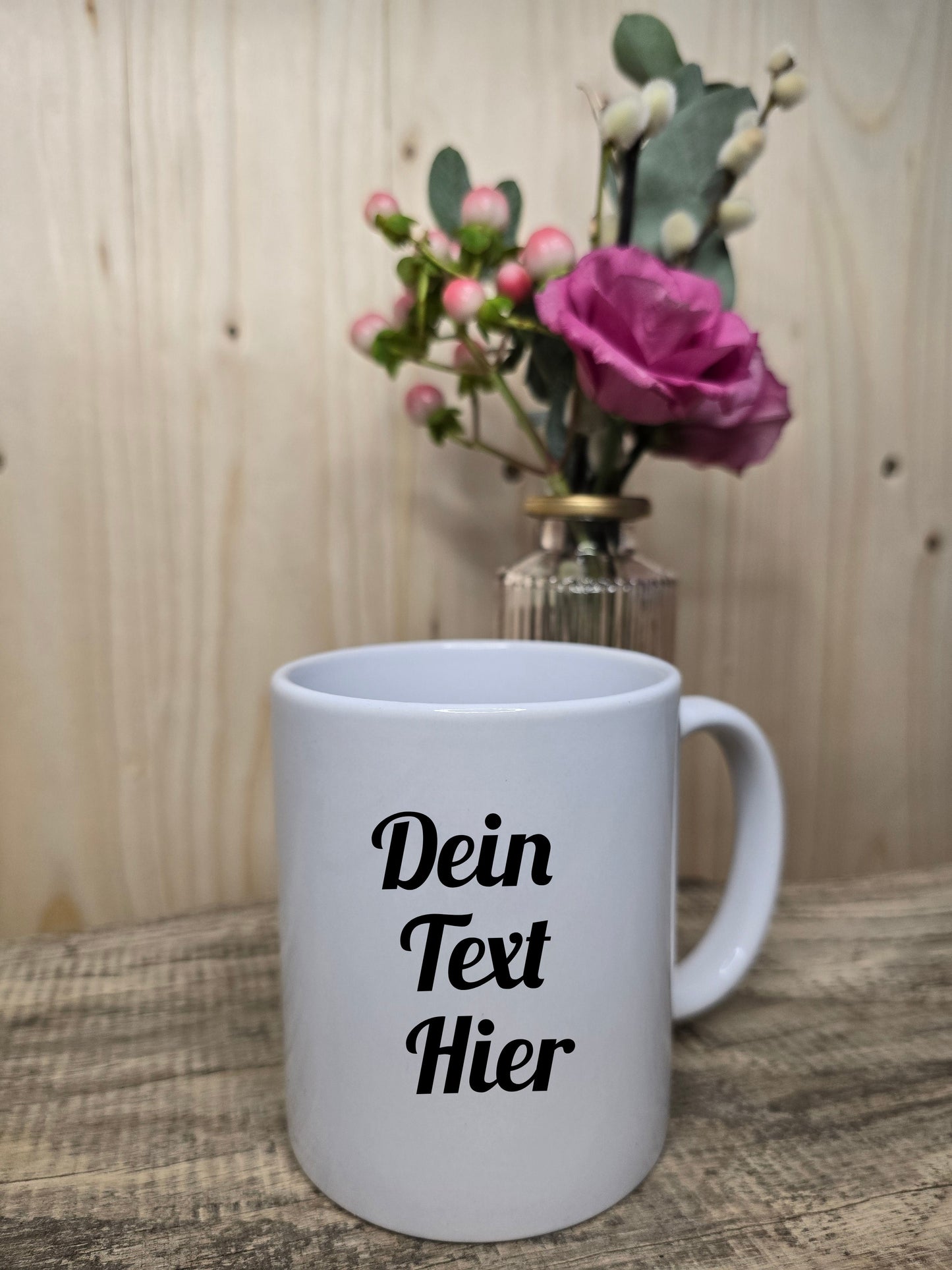 Personalisierte Tasse – Dein Text hier auf der Tasse