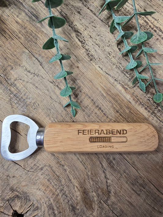 Bieröffner „Feierabend loading...” – Der Spaß beginnt beim Öffnen