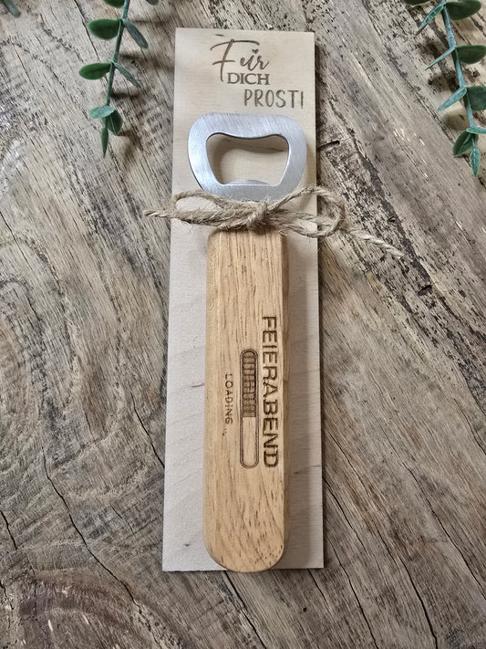 Bieröffner „Feierabend Loading“ – Perfektes Geschenk für alle, die sich ihren Feierabend verdient haben