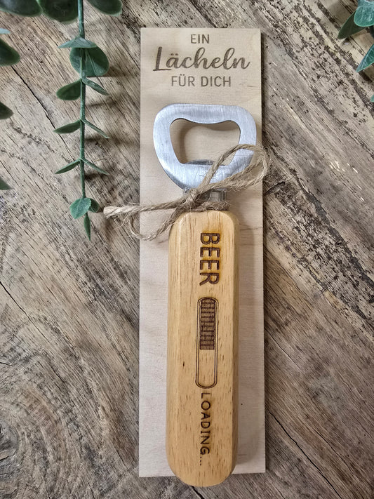 Ein Lächeln für dich – Bieröffner „Beer Loading“